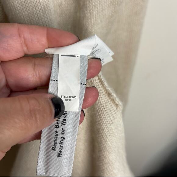 Madewell Lightweight Rivington Cream Wool Alpaca Cardigan - Picture 6 of 8